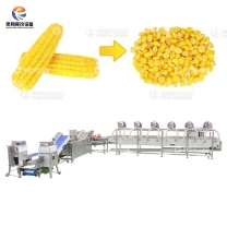 鳳翔 甜玉米脫粒漂燙清洗風(fēng)干線